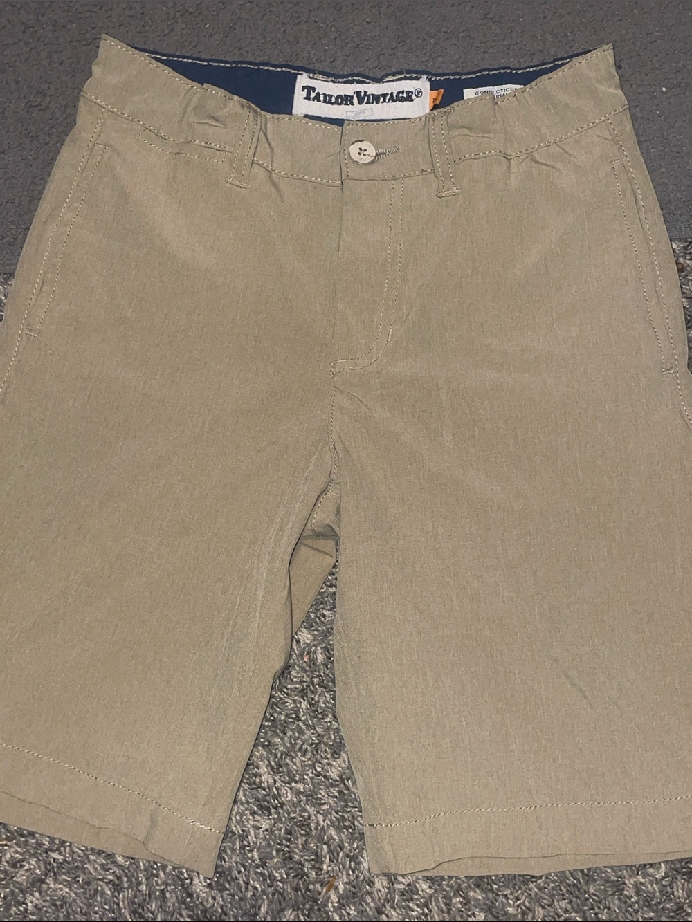 Tailor Vintage Khaki Kids Shorts